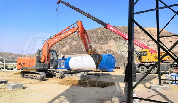 Installation De Centrale A Béton, Centrale A Béton Simple